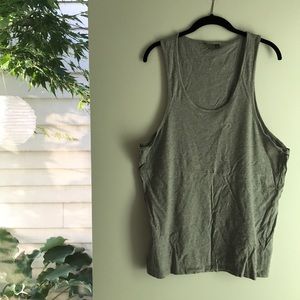 ASOS LONG XL mens grey tank